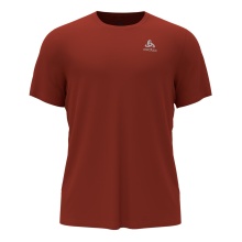 Odlo Hiking/Leisure Tshirt Crew Neck Cardada (100% Polyester) ketchup red Men